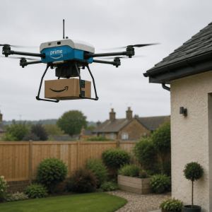 Royaume-Uni — Amazon lance ses premières livraisons par drone